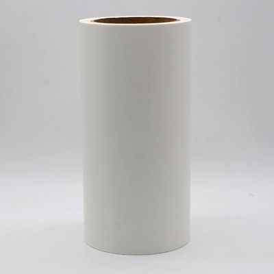 2Mil Polyester Label Material Mattte White Permanent Adhesive With Glassine