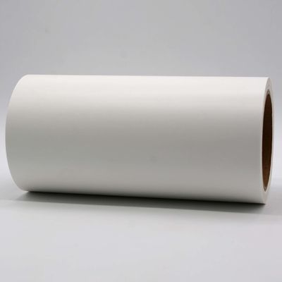 2Mil Polyester Label Material Mattte White Permanent Adhesive With Glassine